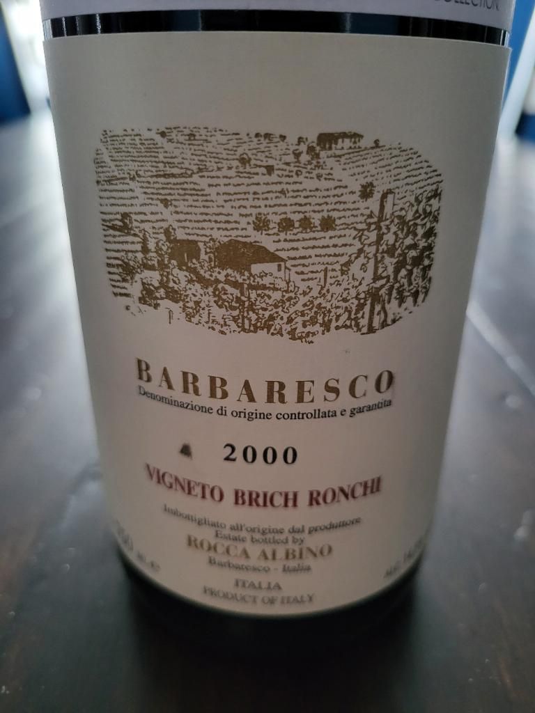 2000 Albino Rocca Barbaresco Vigneto Brich Ronchi - CellarTracker