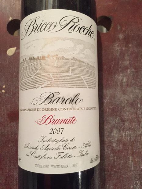 2007 Azienda Bricco Rocche Ceretto Barolo Brunate CellarTracker