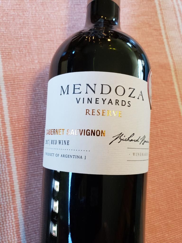 2017 Mendoza Vineyards Cabernet Sauvignon Reserve - CellarTracker