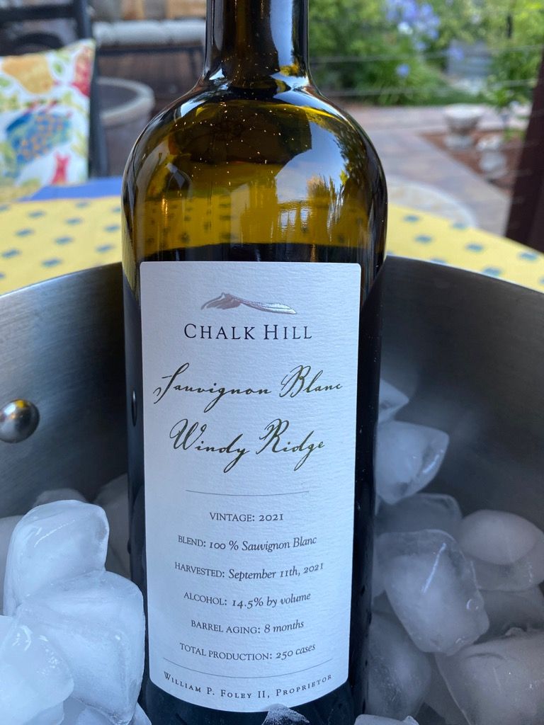 2021 Chalk Hill Sauvignon Blanc Windy Ridge Vineyard, USA, California