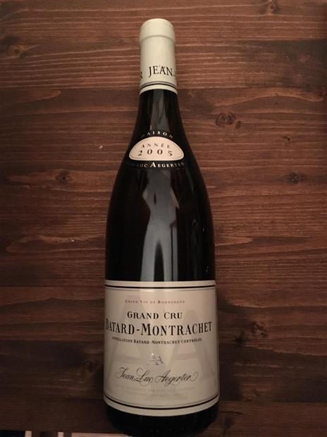 2001 Jean Luc Et Paul Aegerter Bâtard-Montrachet, France, Burgundy ...