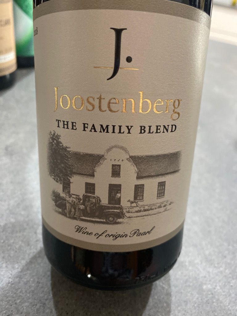 Joostenberg Family Blend CellarTracker