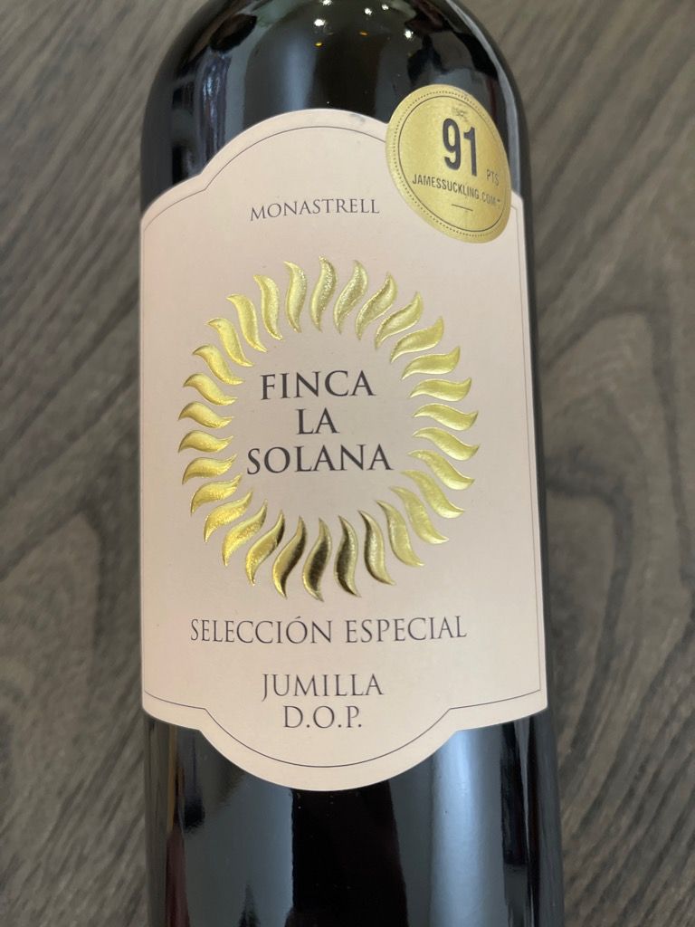 2020 Finca La Solana Jumilla Selección Especial - CellarTracker