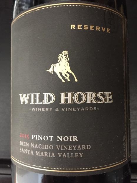 Horse Winery Wild Horse Cabernet Sauvignon 2015 Wild Horse Pinot