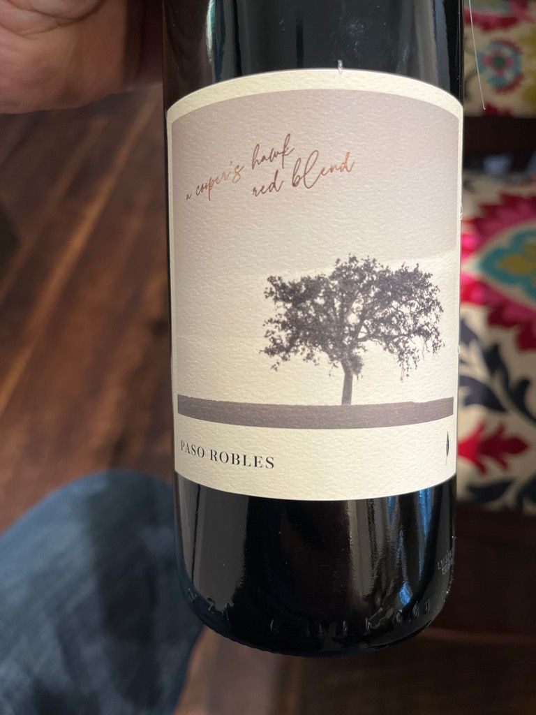 NV Cooper's Hawk Red Blend Paso Robles, USA, California, Central Coast ...