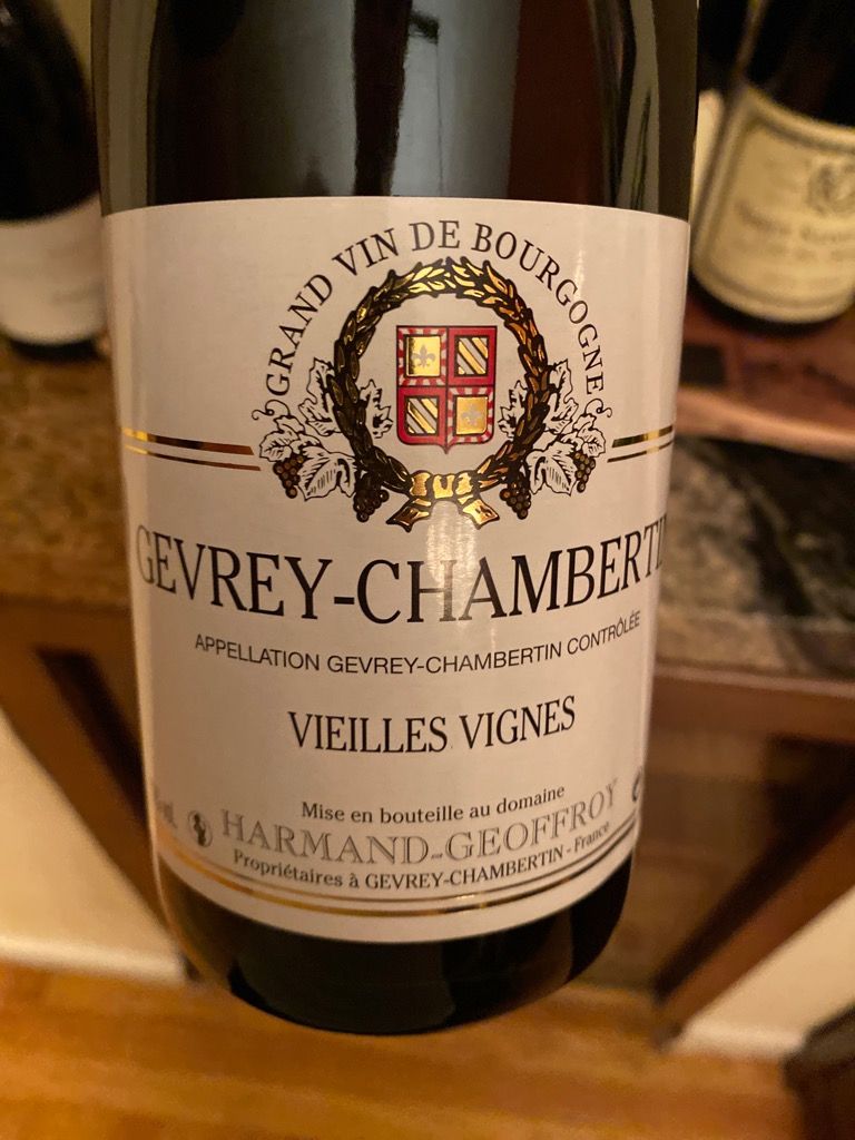 2016年Gevrey-Chambertin Harmand-Geoffroy 2016 Domaine Harmand-Geoffroy Gevrey-Chambertin Vieilles Vignes