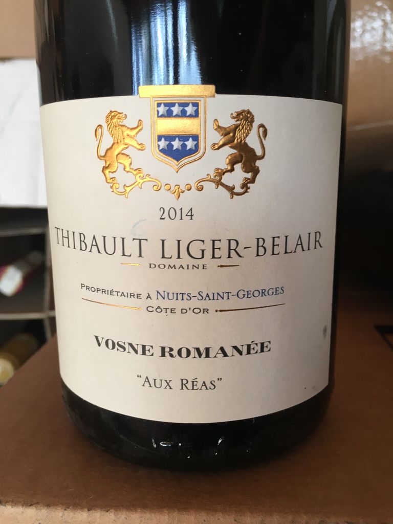 2014 Thibault Liger-Belair Vosne-Romanée Aux Réas - CellarTracker