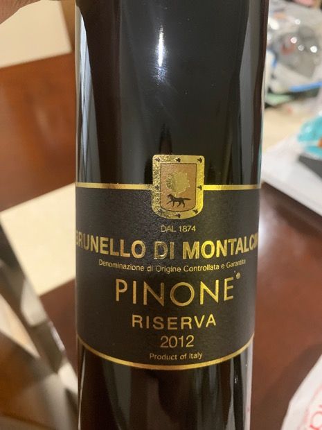 2012 Pinino Brunello di Montalcino Pinone Riserva, Italy, Tuscany ...