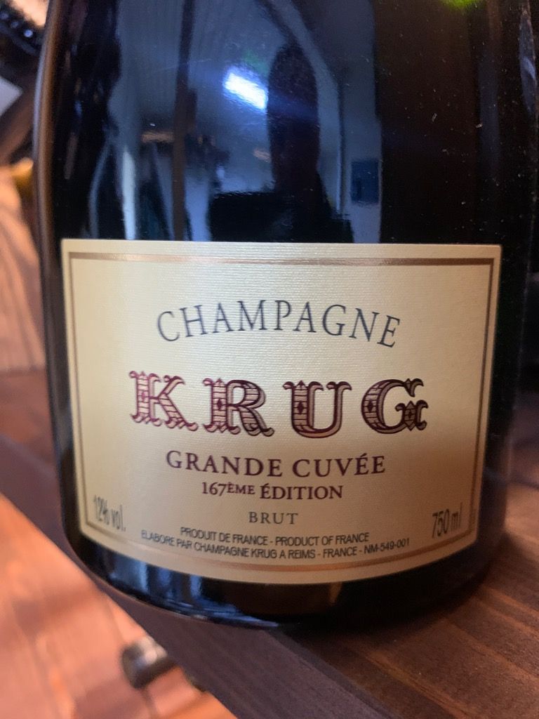 N.V. Krug Champagne Brut Grande Cuvée - CellarTracker