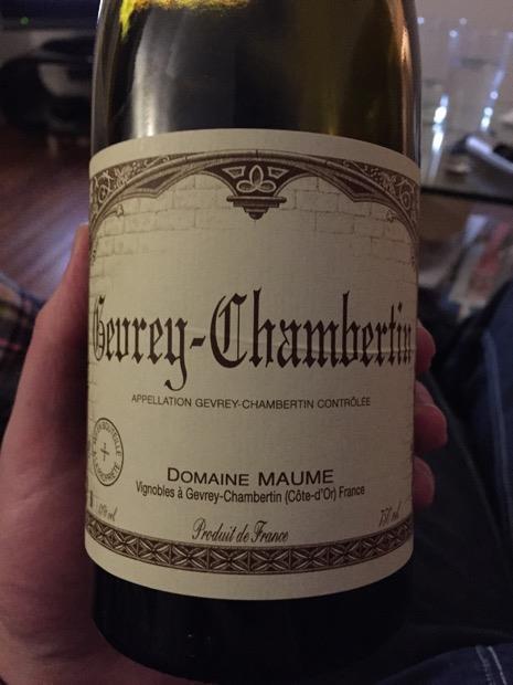 2009年Gevrey-Chambertin moine MAUME 2009年Gevrey-Chambertin moine MAUME 2009年Gevrey-Chambertin moine