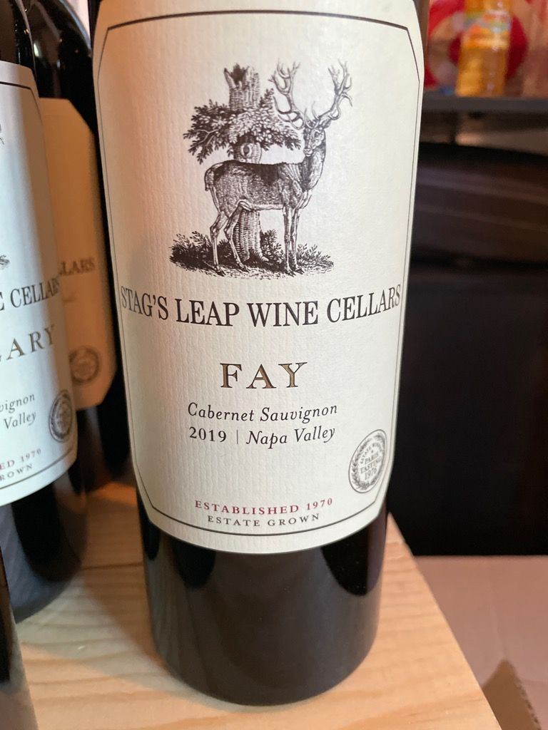 2019 Stag's Leap Wine Cellars Cabernet Sauvignon Fay 2019 Stag's Leap Wine Cellars Cabernet Sauvignon Fay