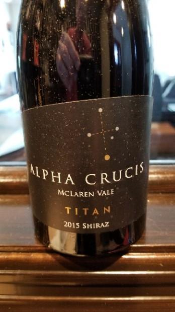 2015 Chalk Hill Wines Shiraz Alpha Crucis Titan Australia South Australia Fleurieu Mclaren Vale Cellartracker