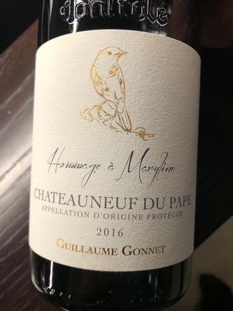 16 Guillaume Gonnet Chateauneuf Du Pape Hommage A Maryline France Rhone Southern Rhone Chateauneuf Du Pape Cellartracker