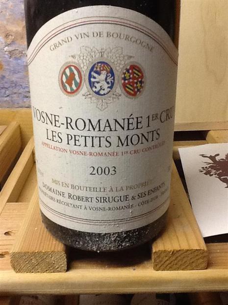 Vosne-Romanée 2022 Robert Sirugue Robert Sirugue Vosne-Romanée | Vivino English
