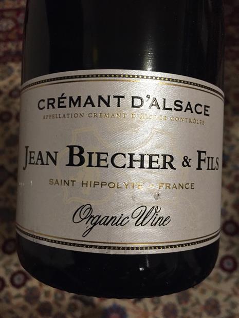 ødemark det tvivler jeg på har en finger i kagen N.V. Jean Biecher et Fils Crémant d'Alsace - CellarTracker