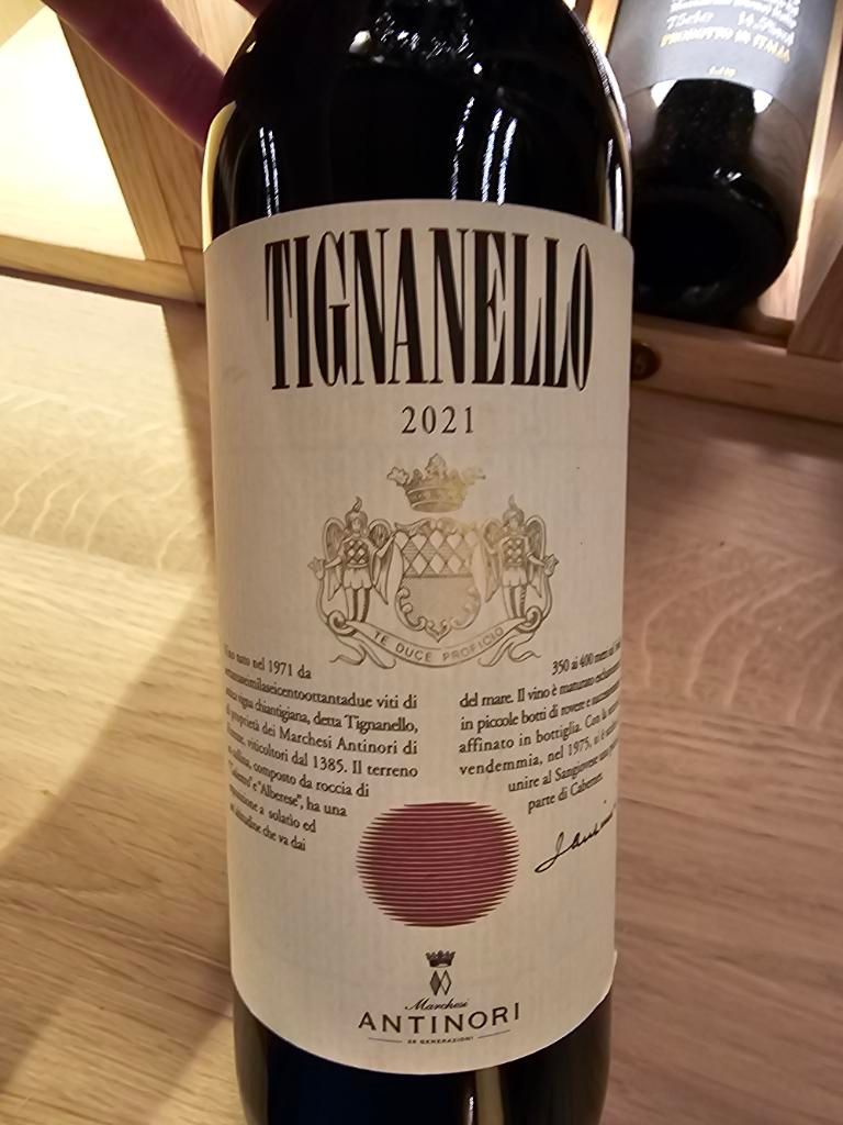 2021 Antinori Tignanello - CellarTracker