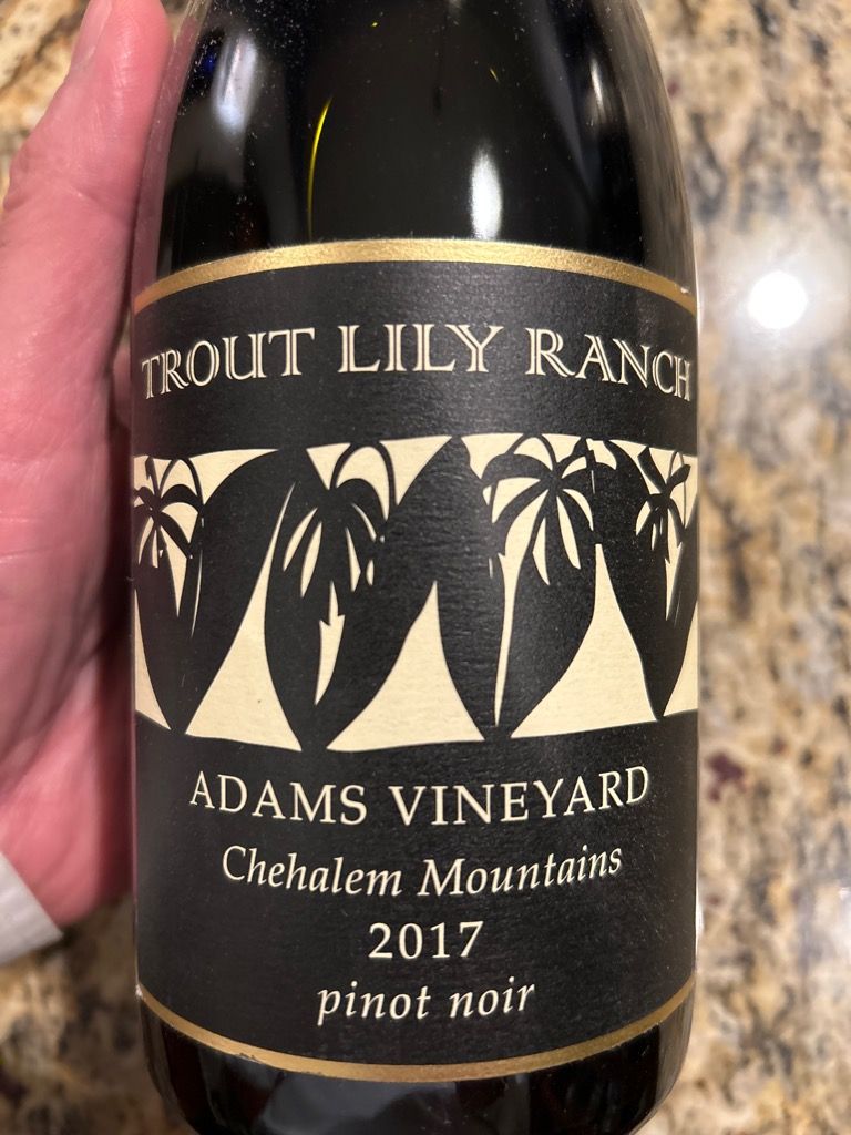 2017 Trout Lily Ranch Pinot Noir Adams Vineyard, USA, Oregon