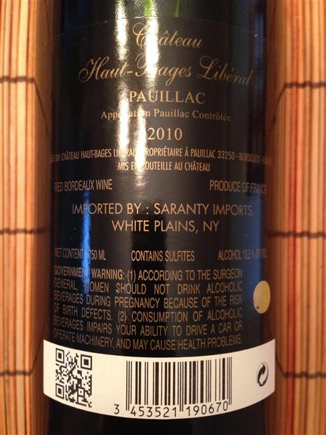 2009 Château Haut-Bages Libéral - CellarTracker