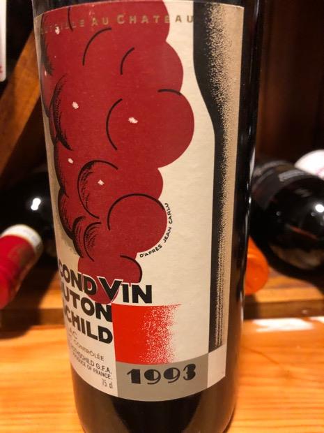 1993 Le Petit Mouton de Mouton Rothschild - CellarTracker