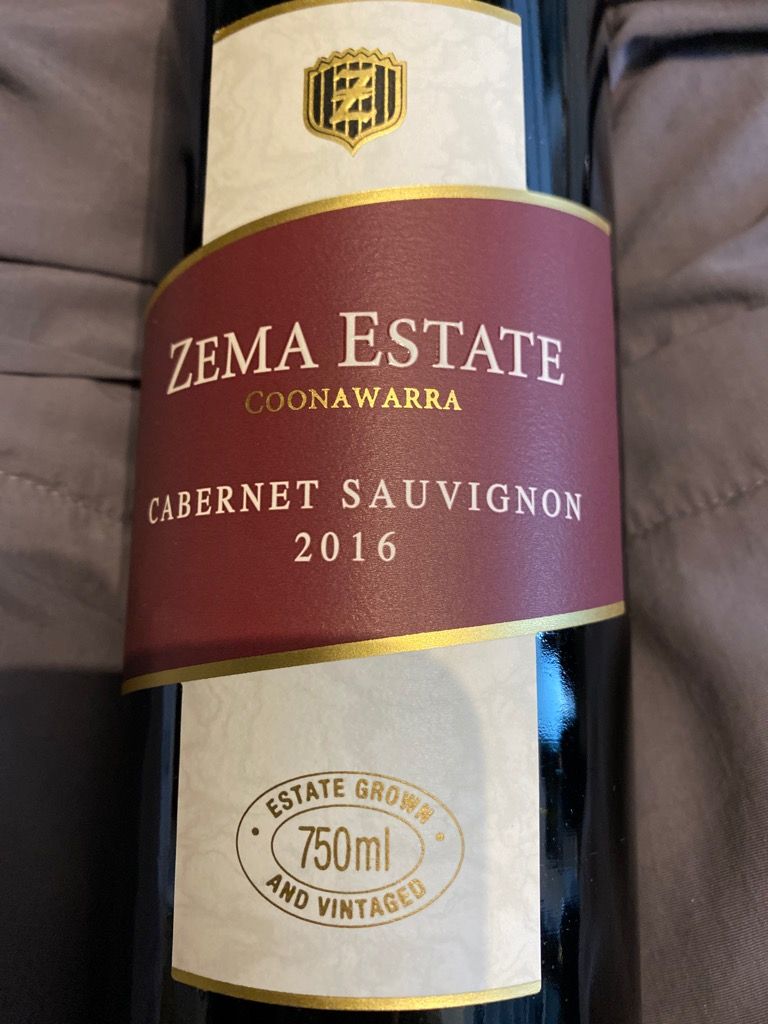 2016 Zema Estate Sauvignon, Australia, South Australia