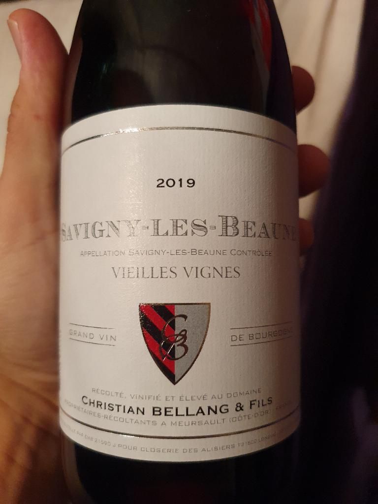 2019 Christian Bellang & Fils Savigny-lès-Beaune Vieilles Vignes ...