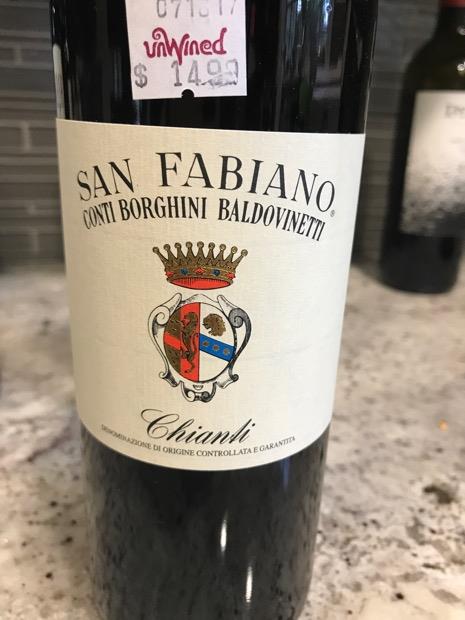 2015 Fattoria San Fabiano Conti Borghini Baldovinetti Chianti