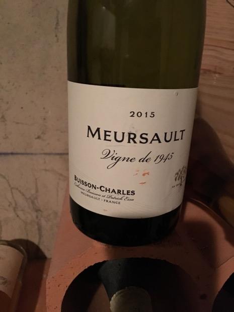 Buisson-Charles “Meursault 1945” 2021 2021 Buisson-Charles Meursault La Vigne de 1945 - CellarTracker