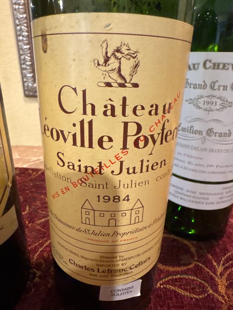 1984 Château Léoville Poyferré - CellarTracker