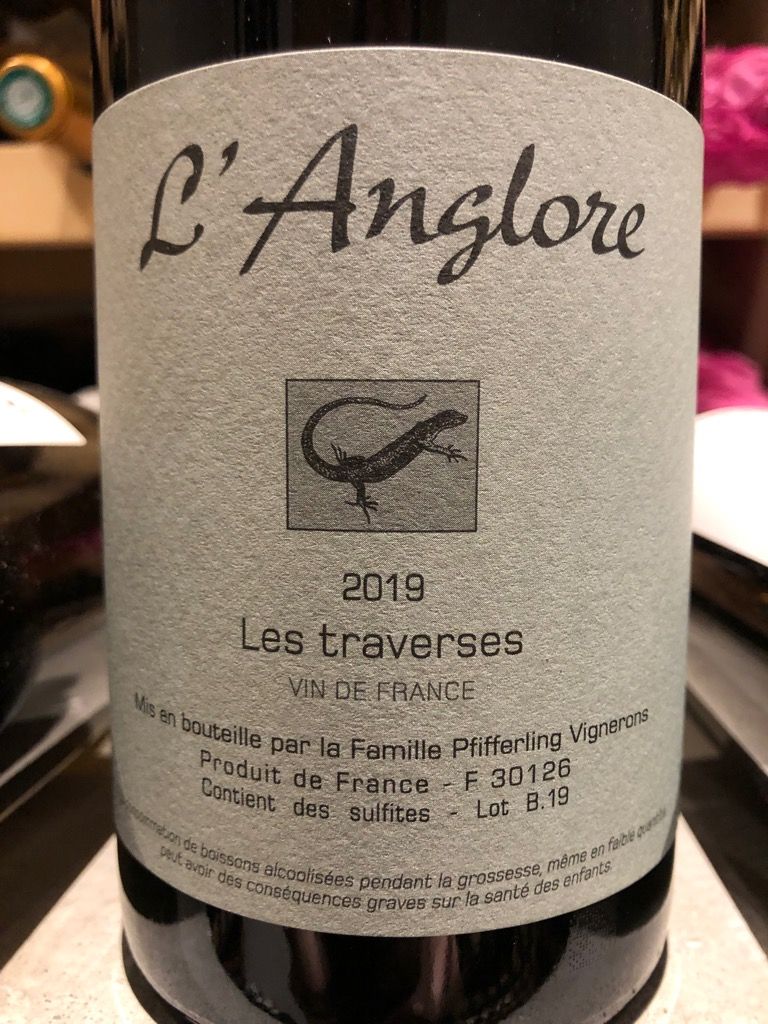 2019 Domaine de l'Anglore Les Traverses - CellarTracker