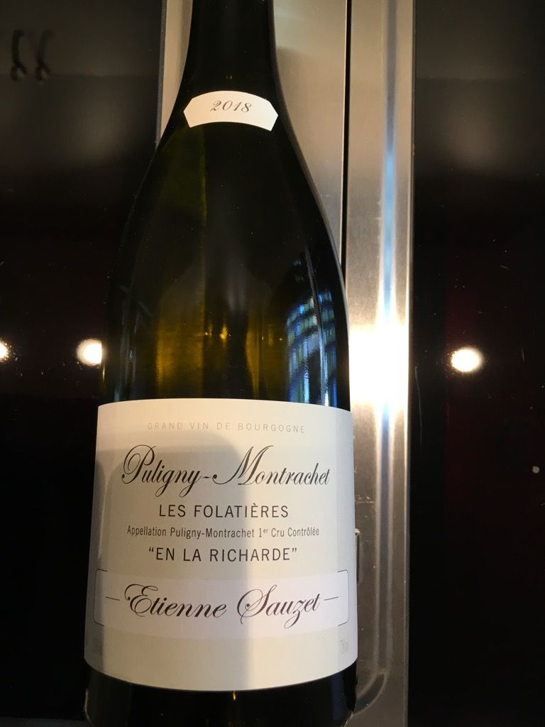 2022 Etienne Sauzet Puligny-Montrachet 1er Cru Folatières En la