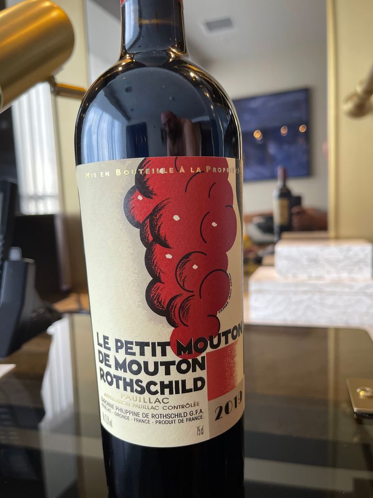 シャトー・ムートン・ロートシルト - つよ　LU PETIT MOUTON 2019 シャトー ムートン ロートシルト 1989 ロスチャイルド Chateau