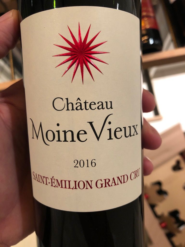 2016 Château Moine Vieux, France, Bordeaux, Libournais, St. Émilion