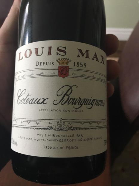 2018 Louis Max Coteaux Bourguignons - CellarTracker