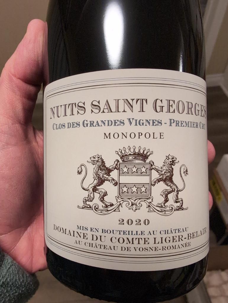2013 Domaine du Comte Liger-Belair Nuits St. Georges 1er Cru Clos