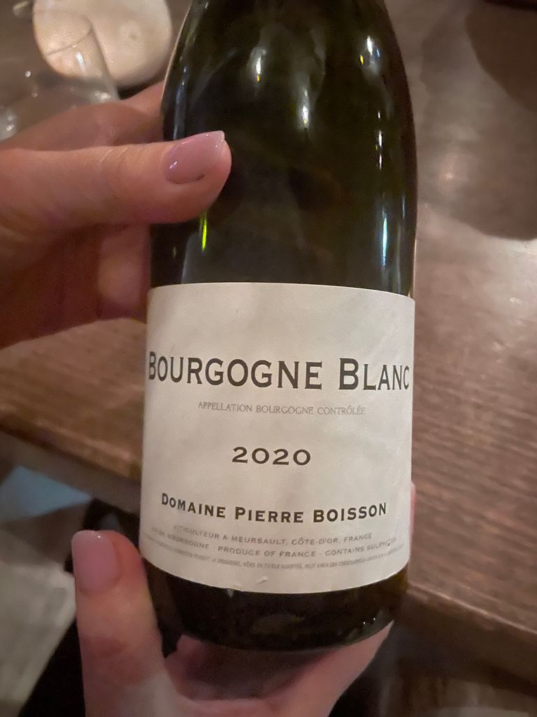 2020 Pierre Boisson Bourgogne Blanc - CellarTracker