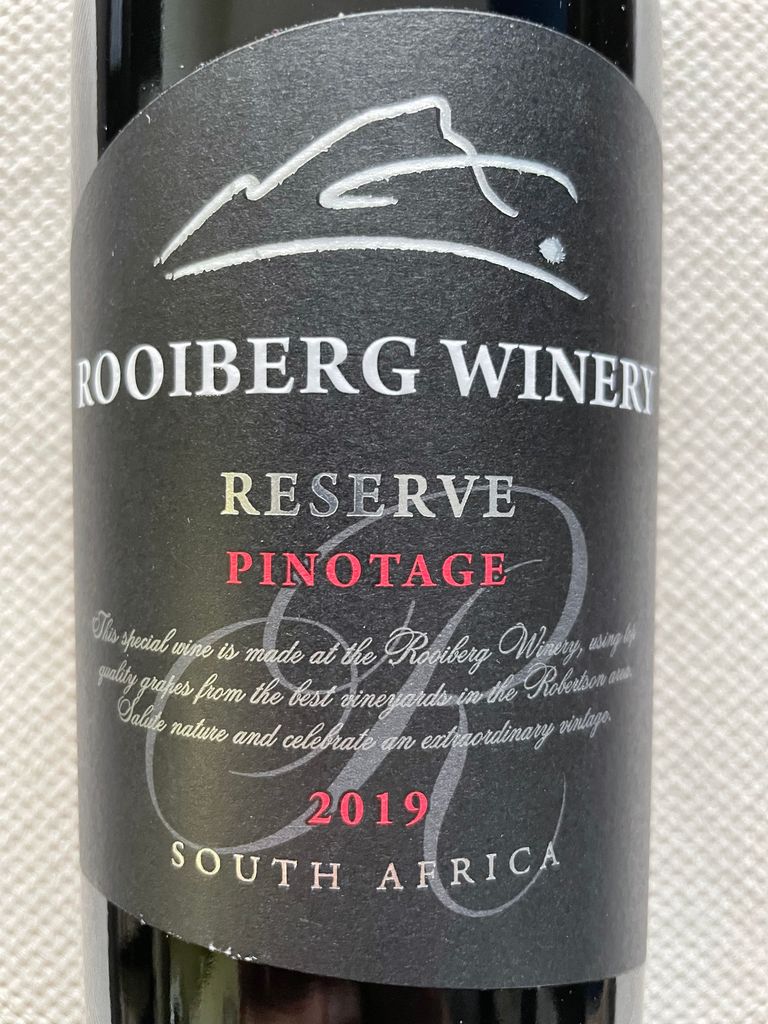 2020 Rooiberg Winery Pinotage Reserve, South Africa, Breede River