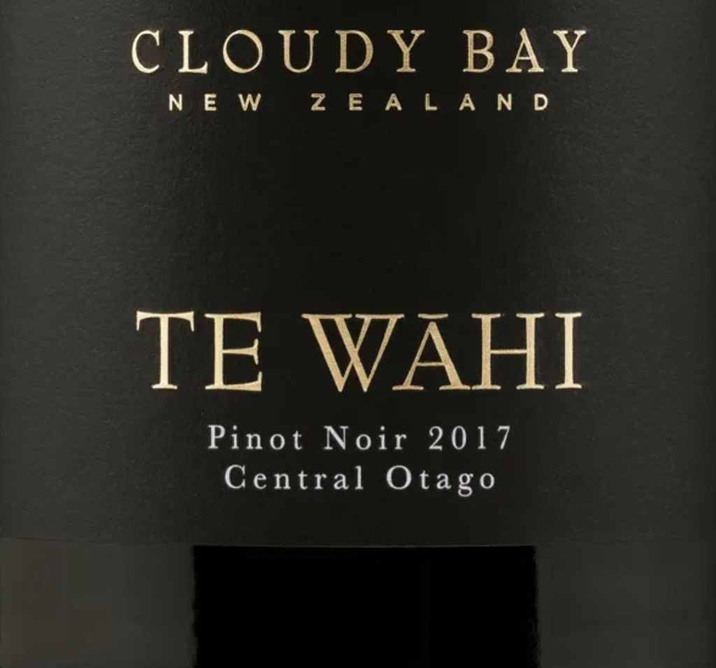 2017 Cloudy Bay Te Wahi Pinot Noir 750ml Bottle - United States