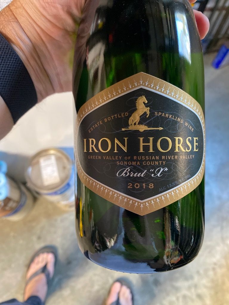 2018 Iron Horse Vineyards Brut X, USA, California, Sonoma County, Green