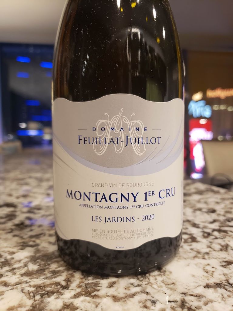 2020 Domaine Feuillat-Juillot Montagny 1er Cru Les Jardins Blanc ...