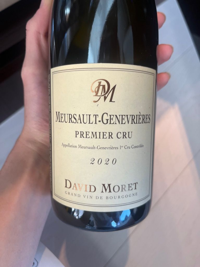 2014 David Moret Meursault 1er Cru Les Genevrières - CellarTracker