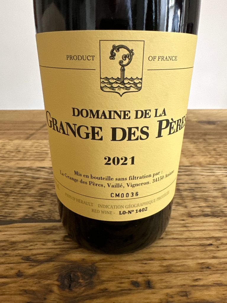 2021 Domaine de la Grange des Pères Pays d'Hérault - CellarTracker