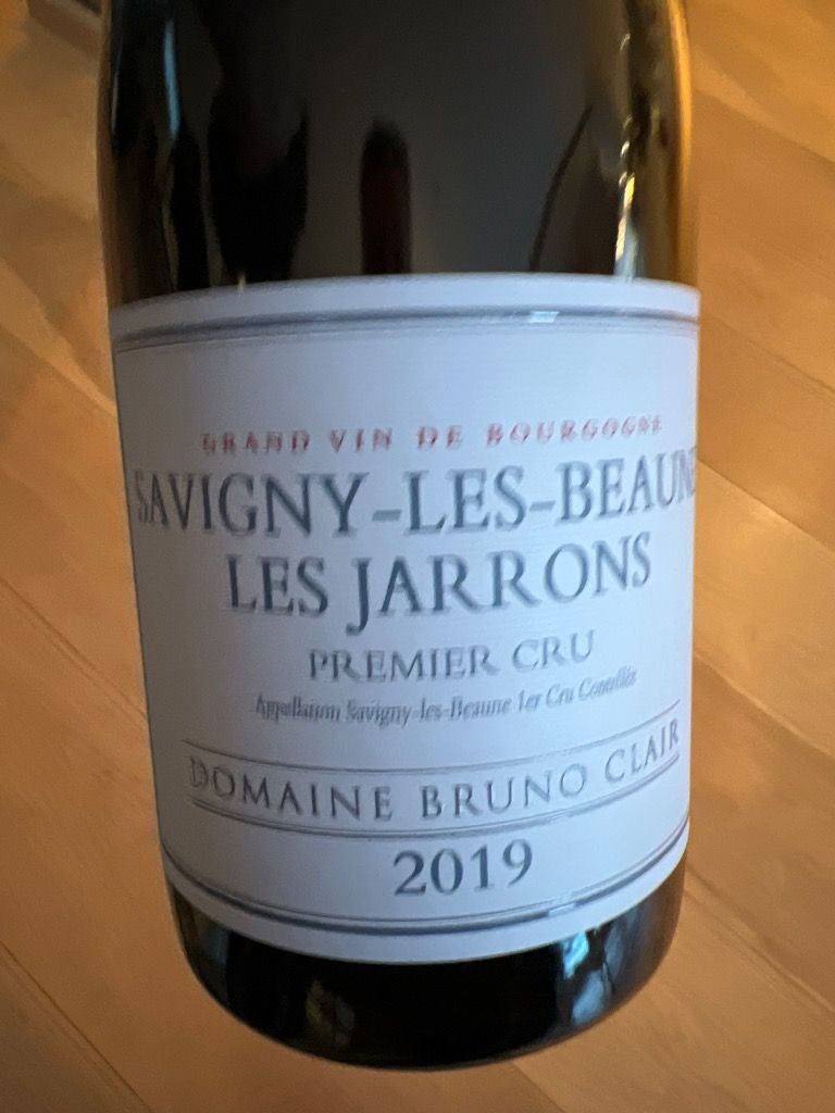 2019 Domaine Bruno Clair Savigny-lès-Beaune 1er Cru Les Jarrons, France ...