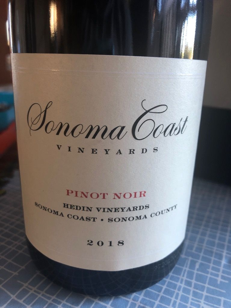 2018 Sonoma Coast Vineyards Pinot Noir Petersen Vineyard, USA ...