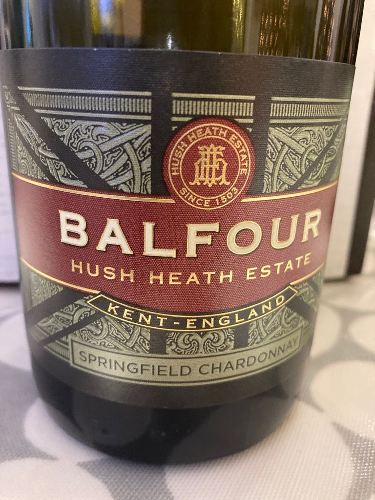 2018 Hush Heath Estate Chardonnay Balfour Springfield Chardonnay Springfield, United Kingdom