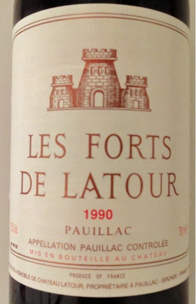 LES FORTS DE LATOUR 2007 375ml フランス 2007 Chateau Latour 'Les Forts de Latour', Pauillac, France
