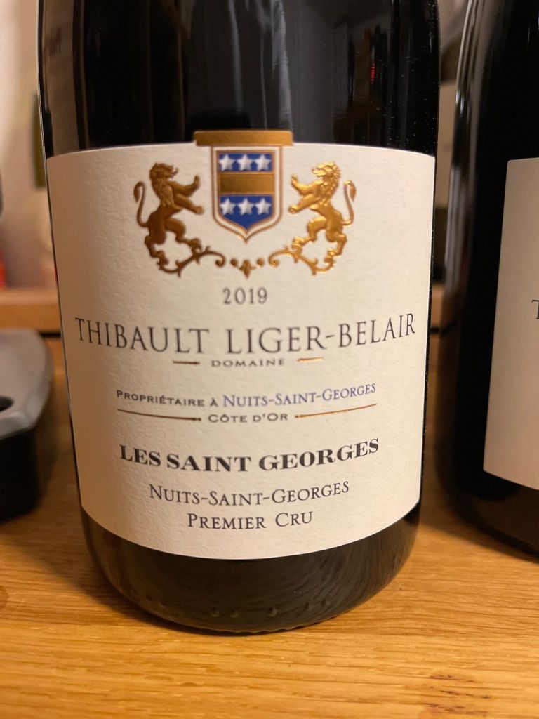 2019 Thibault Liger-Belair Nuits St. Georges 1er Cru Les Saint Georges ...