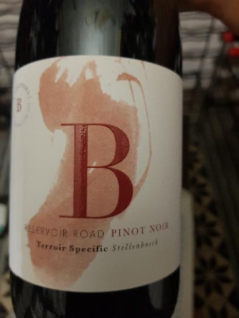 2016 B Vintners Pinot Noir Reservoir Road, South Africa, Coastal Region ...