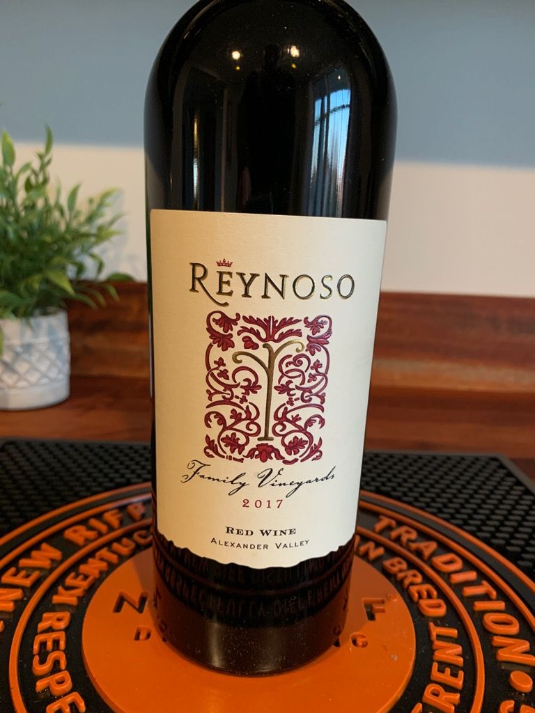 2017 Reynoso Family Vineyards, USA, California, Sonoma County, Alexander Valley CellarTracker