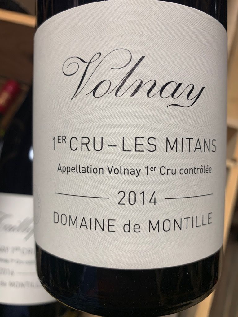 2014 Domaine De Montille Volnay 1er Cru Les Mitans, France, Burgundy ...