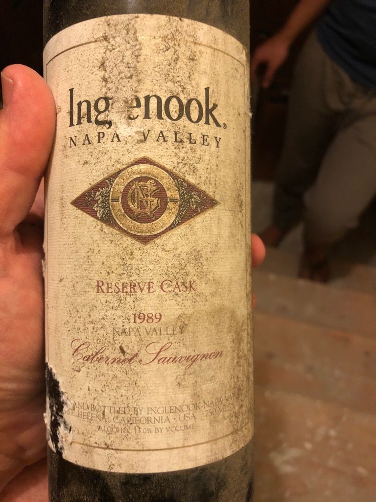 1989 Inglenook Vineyards Cabernet Sauvignon Reserve Cask USA 